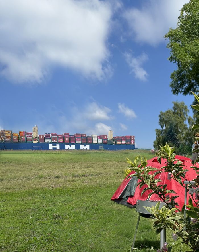 Natururlaub mit Aussicht - Zelten auf der FamilienInsel Lühesand